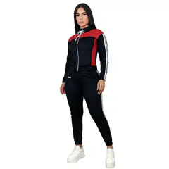 MODA EN CIRCUITO - Conjunto Deportivo o Sudadera Licrada para Mujer con Chaqueta