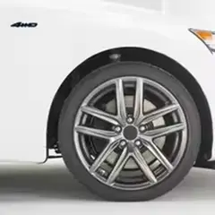 GENERICO - Emblema 4wd negro accesorios mazda ford nissan chevrolet kia hyundai