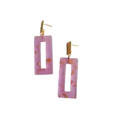 BY CAMI - Aretes Envelope en Resina By Cami®