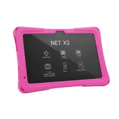 KRONO - Tablet Rosa Infantil 10” HD 8GB64GB Dual SIM 4G con Protección