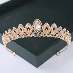 GENERICO - Corona Cristal Tiara Mujer Quinceañeras Novia