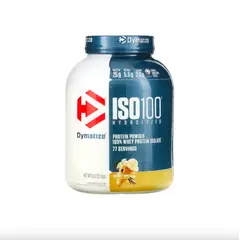 DYMATIZE - ISO 100 Vainilla 77 servicios 25g de proteina 5LB