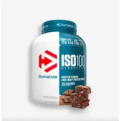 DYMATIZE - ISO 100 FUDGE BROWNIE 100% Hidrolizada Premium 3LB