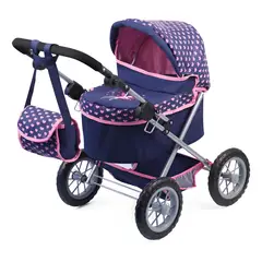 BAYER - Coche Para Muñecas + Bolso Para Bebés Reborn Hasta 50 Cm Corazones