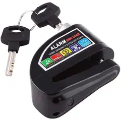 GENERICO - Candado De disco Con Alarma 110 dB Para Moto Antirrobo Impermeable y Resistente