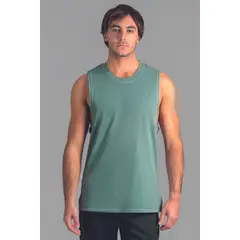 ULTIMATE FITNESS - Ultimate Polera SM Hombre Green Mirage