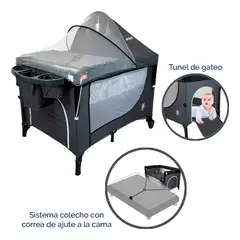 PRIORI - Cuna Colecho Bebe Jordi Negro