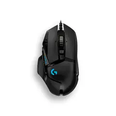 LOGITECH - Mouse de Precisión G502 HERO RGB Lightsync con Velocidad Ajustable