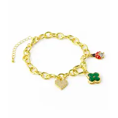 ZYRAL - Pulsera Dorada Para Dama Marca Ref ZPUC01-66