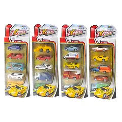 GENERICO - Pack Especial 5 Autos de Juguete – Vehículos en Miniatura para Niños