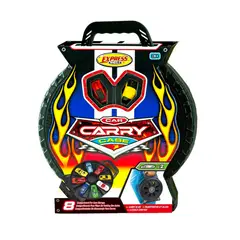 GENERICO - Estuche Portátil con 2 Autos – Pista y Maletín de Juguete para Niños