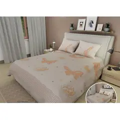 ELEGANT - Juego de Sabanas Algodón 180 Hilos Cama Doble 140 x 190