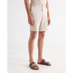 SEVEN SEVEN - Short Chino Básico Para Hombre Beige