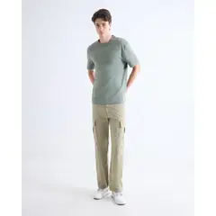 SEVEN SEVEN - Parachute Tipo Cargo Para Hombre Beige