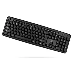 INNOVA - Teclado Usb Tc-01 Ergonómico Silencioso Compatible Pc Laptop Smart Tv Plug & Play