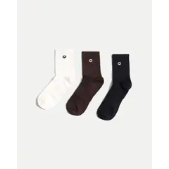 ATMOS - Medias X3 Para Mujer Caña Larga Color Negro Marca #31980047