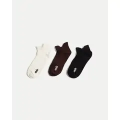 ATMOS - Pack X 3 Medias Tobilleras X3 Para Mujer Vino