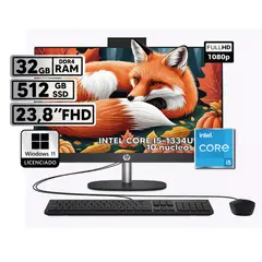 HP - TODO EN UNO AIO INTEL CORE i5-1334U 32GB RAM 512GB SSD PANTALLA 238 FHD- WINDOWS 11 LICENCIA