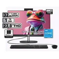 HP - TODO EN UNO AIO INTEL CORE i5-1334U 32GB RAM 1TB SSD PANTALLA 238 FHD- WINDOWS 11 LICENCIA
