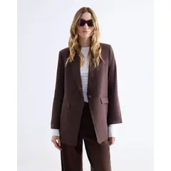 SEVEN SEVEN - Blazer Para Mujer Color Café Marca #28400059