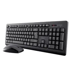 TRUST - Combo teclado y mouse Primo inalámbricos