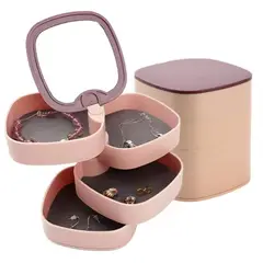 CLEAR - Joyero Espejo 4 Niveles Organizador