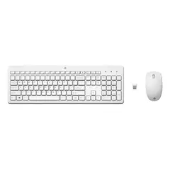 HP - Combo 230 Teclado + Mouse Inalambrico Blanco