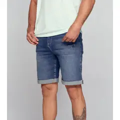 UNSER - Bermuda Para Hombre Azul Medio_Oscuro