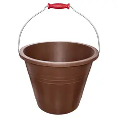 ENERGY PLUS - Balde 12L Plástico Reforzado con Asa Metálica Multiusos