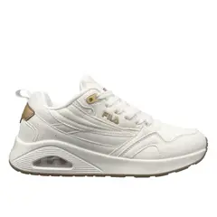 FILA - Tenis Ws Aspac Mujer-Blanco/Dorado