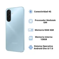 SAMSUNG - Celular Galaxy A17 128GB 4GB Azul