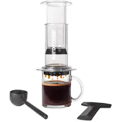 AEROPRESS - Prensa de Café Transparente 3-en-1 Tritan Portátil