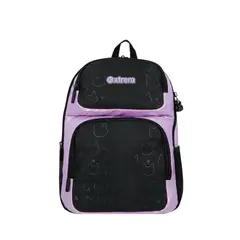 SAMSONITE - Morral Escolar Xtrem Hopper 2.0 Negro-Lila