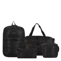 SAMSONITE - Morral Xtrem + Bolso + Cartuchera + Lonchera Megapack Negro