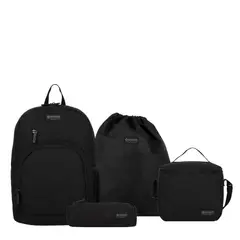 SAMSONITE - Morral Xtrem + Cartuchera + Lonchera Multipack Negro