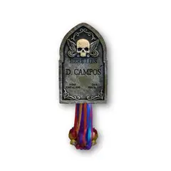 GENERICO - Piñatas lapidas Halloween + tarjeta de invitación digital + kit de fiesta