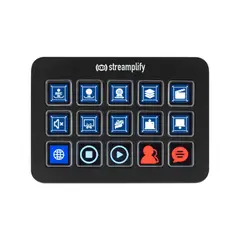 GENERICO - Panel De Control Streamplify DECK ONE con 15 Comandos y Pantalla LCD