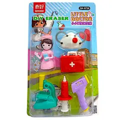 GENERICO - Set De Borradores 3d Little Doctor X 6 Unidades.