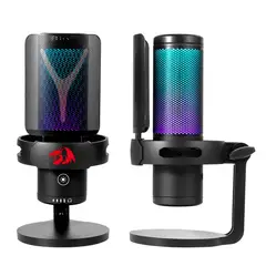 REDRAGON - Microfono FENRIS GM301 Usb Con Captura Estable y Control Preciso Para Creadores