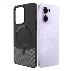 GENERICO - Funda Estuche Carbono Carga Magnética Compatible Oppo Reno 13F