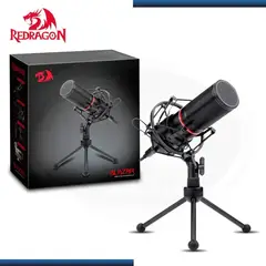 REDRAGON - Microfono GM300 BLAZAR Usb Con Aislamiento Acústico y Control Refinado