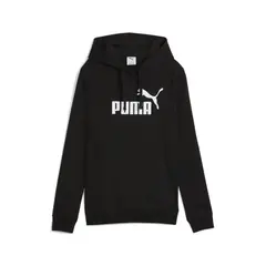 PUMA - Hoodies Originales Ess No. 1 Logo Tr Negro Mujer