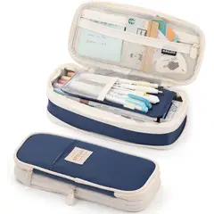 GENER - Cartuchera Organizador Colores Lapices Grande Plegable