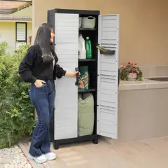 PLASTICOS MQ - Armario Organizador Multiusos Exterior e Interior Mq