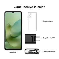 MOTOROLA - Celular G06 256GB 4GVerde