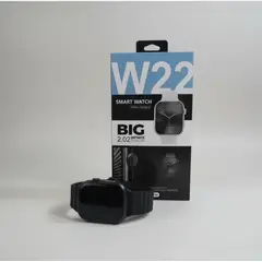 GENERICO - Reloj Inteligente Smart Watch W22 -202 Infinite Display Negro