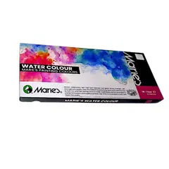 MARIES - Acuarelas De 12 Ml X 18 Tubos Colores Surtidos