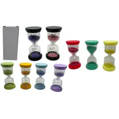 MAZUGI - Reloj Arena 3 Minutos Tiempo Real Temporizador Decoración Vidrio