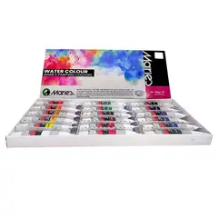 MARIES - Acuarelas Marie's De 12 Ml X 18 Tubos Colores Surtidos.