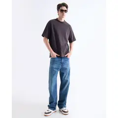 SEVEN SEVEN - Jean Loose Tono Medio Para Hombre Azul